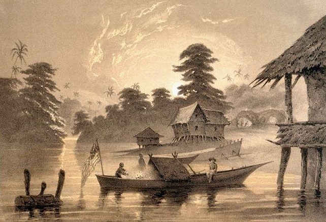 Early Jurong River painting