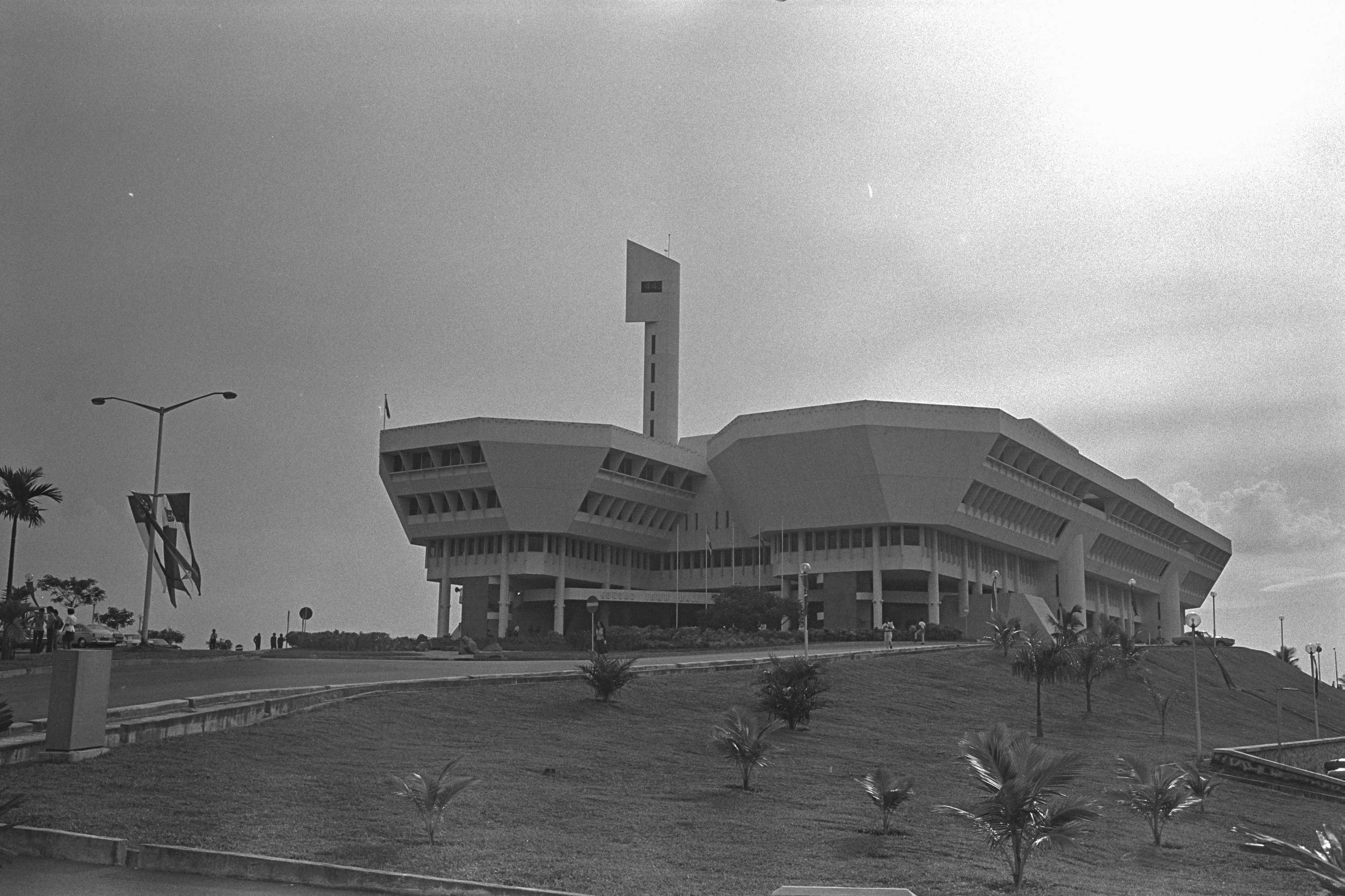 JTC building black and white